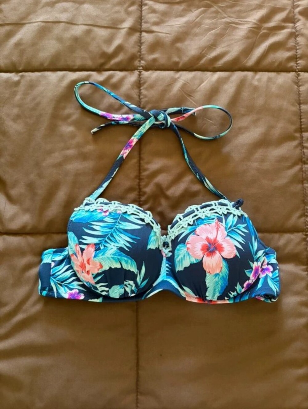 Shade & Shore Black Padded Bikini Set